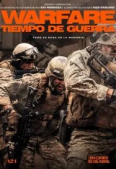 Portada de la película Tiempo de guerra: Warfare, una Película disponible para ver online en alta definición.