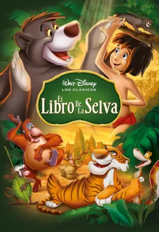 Portada de la película El libro de la selva (1967), una Película disponible para ver online en alta definición.
