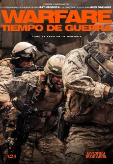 Portada de la película Tiempo de guerra (2025), una Película disponible para ver online en alta definición.
