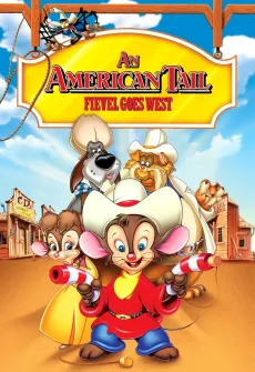 Portada de la película Un cuento americano 2 : Fievel va al Oeste (1991), una Película disponible para ver online en alta definición.