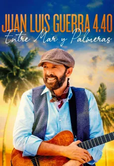 Portada de la película Juan Luis Guerra 4.40: Entre Mar y Palmeras (2021), una Película disponible para ver online en alta definición.
