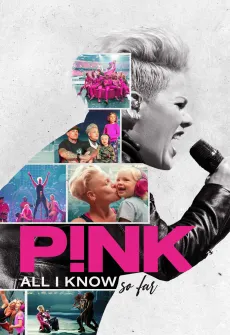 Portada de la película P!nk: All I Know So Far (2021), una Película disponible para ver online en alta definición.