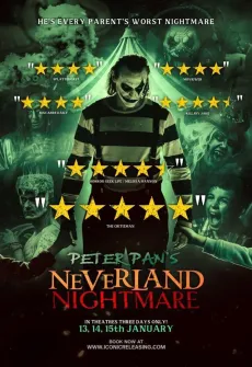 Portada de la película Peter Pan: Pesadilla en la tierra del nunca jamás (2025), una Película disponible para ver online en alta definición.