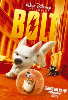 Portada de la película Bolt: Un perro fuera de serie, una Película disponible para ver online en alta definición.