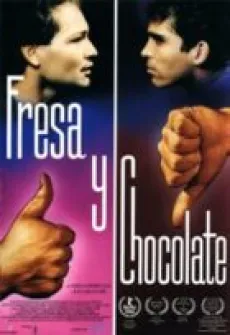 Portada de la película Fresa y chocolate, una Película disponible para ver online en alta definición.