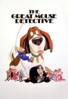 Portada de la película Basil, el ratón superdetective (1986) (1986), una Película disponible para ver online en alta definición.