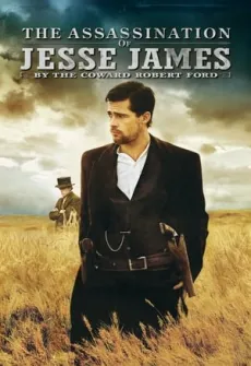 Portada de la película El asesinato de Jesse James por el cobarde Robert Ford (2007), una Película disponible para ver online en alta definición.