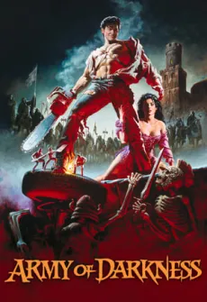 Portada de la película El ejército de las tinieblas (1992), una Película disponible para ver online en alta definición.
