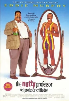 Portada de la película El profesor chiflado (1996) (1996), una Película disponible para ver online en alta definición.