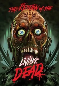 Portada de la película El Regreso de los Muertos Vivientes (1985), una Película disponible para ver online en alta definición.