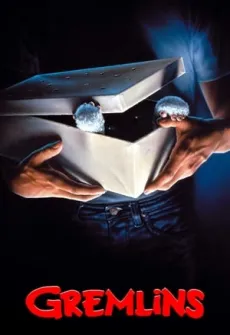 Portada de la película Gremlins (1984) (1984), una Película disponible para ver online en alta definición.