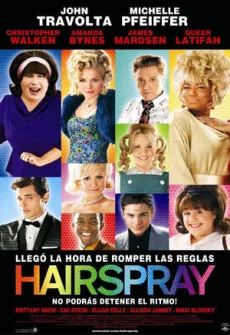 Portada de la película Hairspray (2007) (2007), una Película disponible para ver online en alta definición.