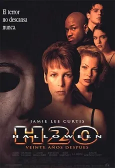 Portada de la película Halloween: H20 – Veinte años después (1998) (1998), una Película disponible para ver online en alta definición.