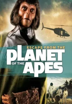 Portada de la película Huida del planeta de los simios (1971) (1971), una Película disponible para ver online en alta definición.