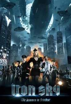 Portada de la película Iron Sky (2012) (2012), una Película disponible para ver online en alta definición.