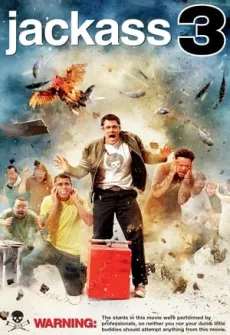 Portada de la película Jackass 3D (2010) (2010), una Película disponible para ver online en alta definición.