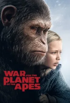 Portada de la película La guerra del planeta de los simios (2017) (2017), una Película disponible para ver online en alta definición.
