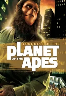Portada de la película La rebelión de los simios (1972) (1972), una Película disponible para ver online en alta definición.