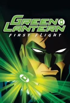 Portada de la película Linterna Verde: Primer Vuelo (2009), una Película disponible para ver online en alta definición.