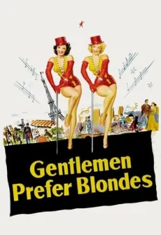 Portada de la película Los caballeros las prefieren rubias (1953), una Película disponible para ver online en alta definición.