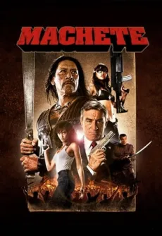 Portada de la película Machete (2010), una Película disponible para ver online en alta definición.