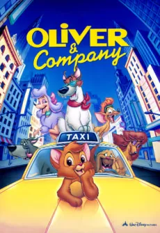 Portada de la película Oliver y su pandilla (1988), una Película disponible para ver online en alta definición.
