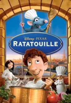 Portada de la película Ratatouille (2007), una Película disponible para ver online en alta definición.