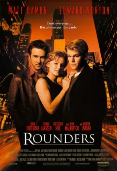Portada de la película Rounders (1998), una Película disponible para ver online en alta definición.