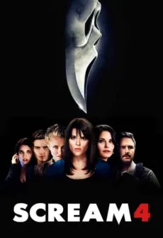 Portada de la película Scream 4 (2011), una Película disponible para ver online en alta definición.