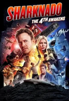 Portada de la película Sharknado: Que la 4ª te acompañe (2016) (2016), una Película disponible para ver online en alta definición.
