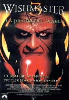 Portada de la película Wishmaster 3: La piedra del diablo (2001), una Película disponible para ver online en alta definición.